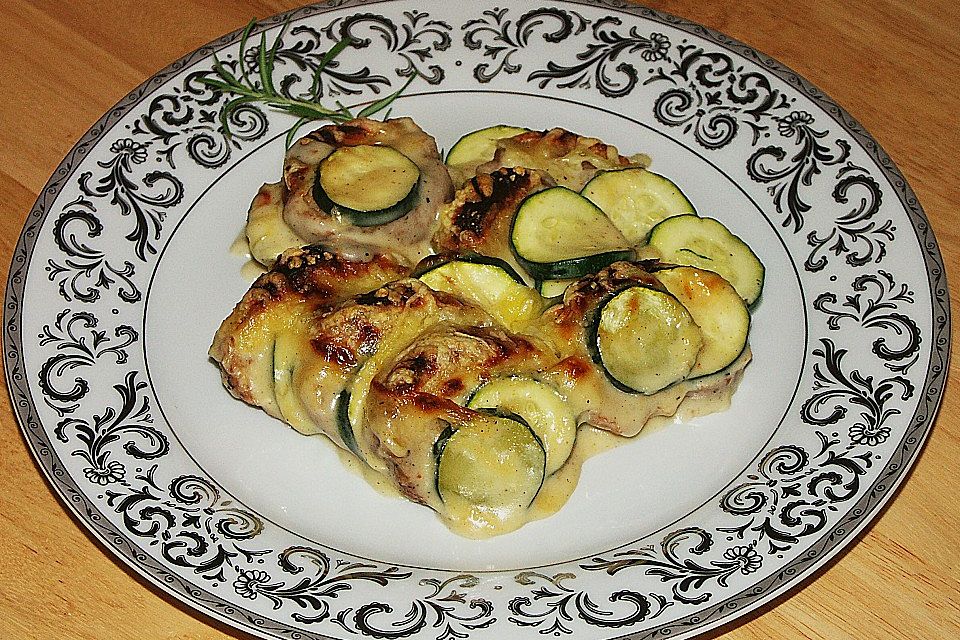 Zucchini - Brot - Auflauf