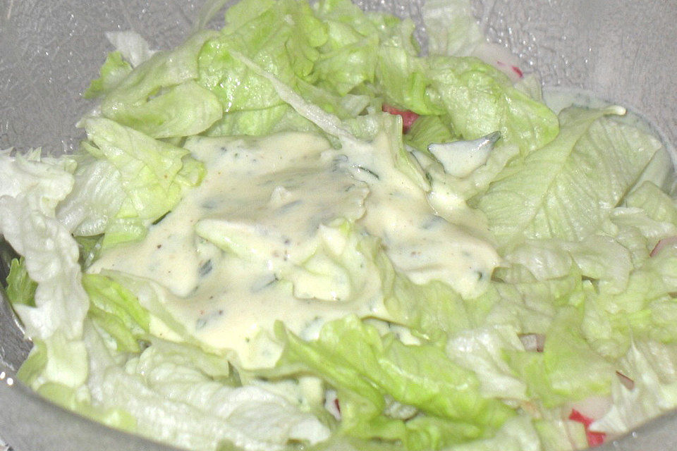 Salatdressing mit Joghurt