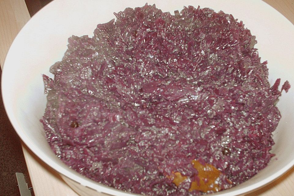 Karamellisierter Apfelrotkohl