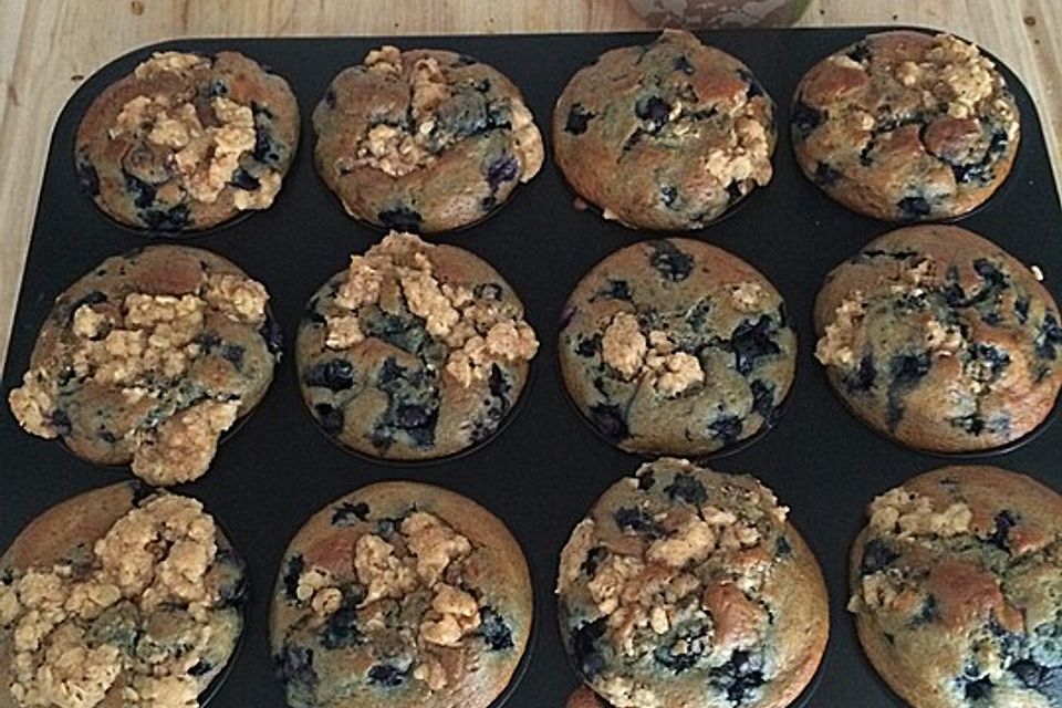 Manhattan Blueberry Muffins