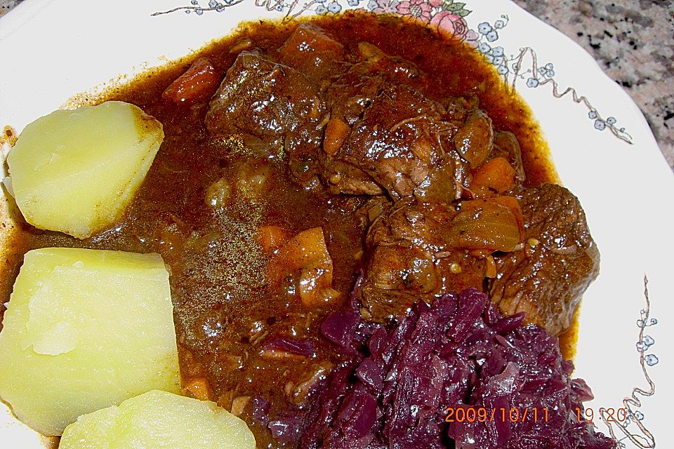 Rindersaftgulasch