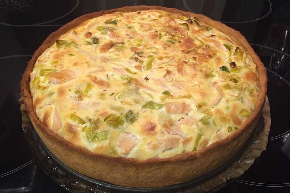 Lachs-Quiche