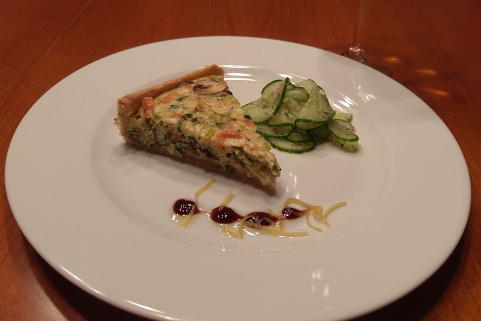 Lachs-Quiche