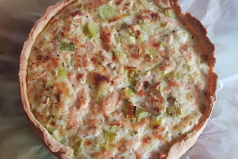 Lachs-Quiche