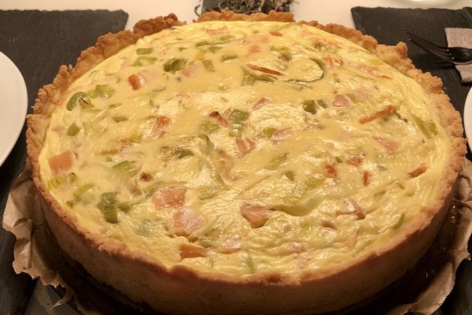 Lachs-Quiche