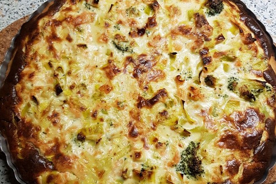 Lachs-Quiche