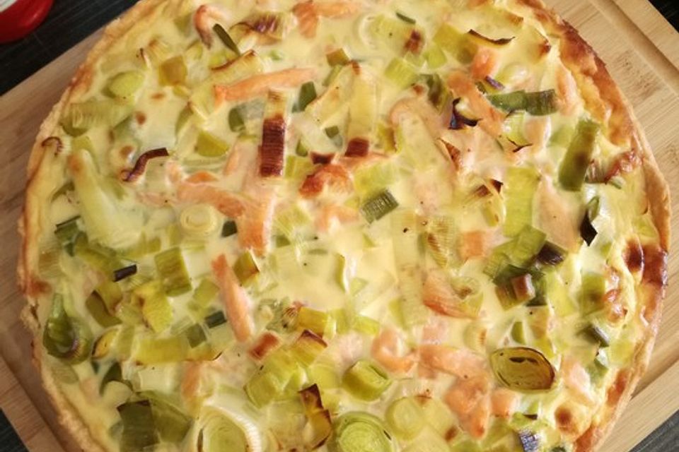 Lachs-Quiche