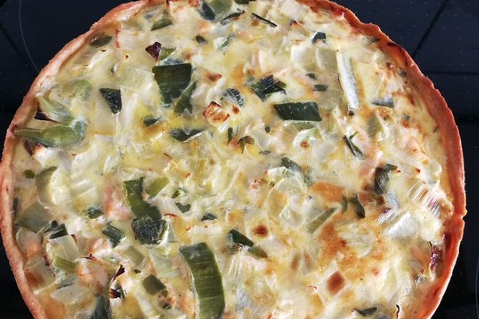 Lachs-Quiche