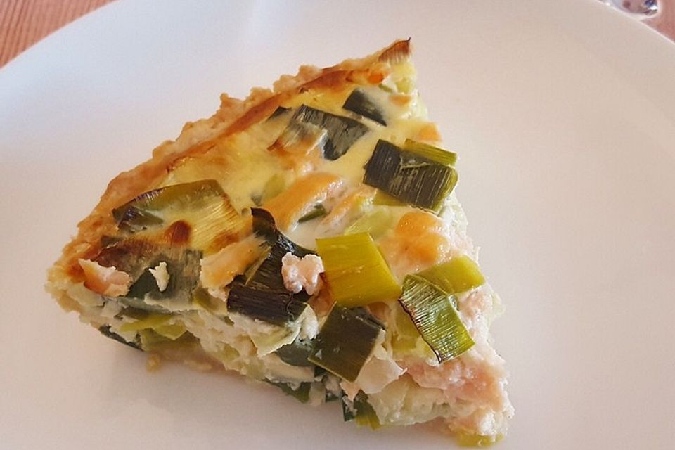 Lachs-Quiche