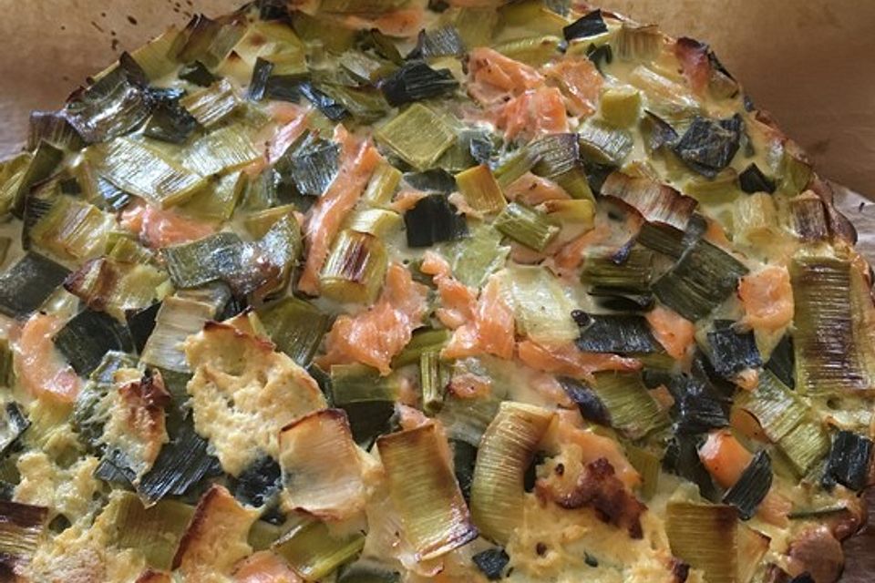 Lachs-Quiche