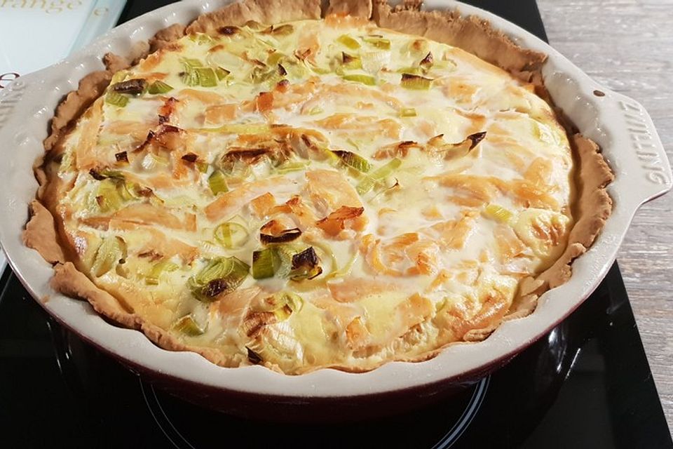 Lachs-Quiche