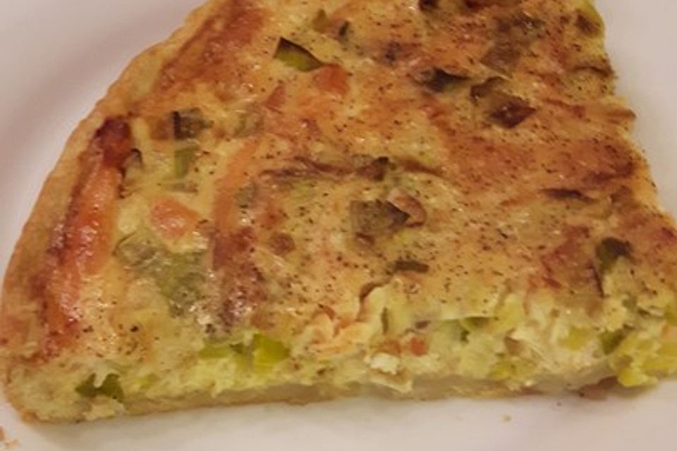 Lachs-Quiche