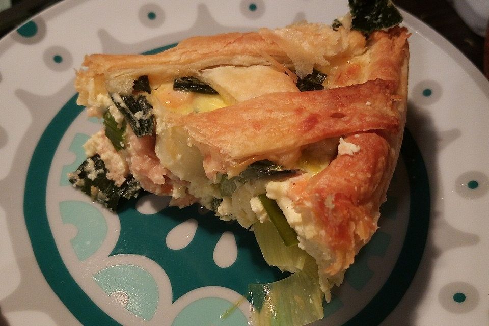 Lachs-Quiche