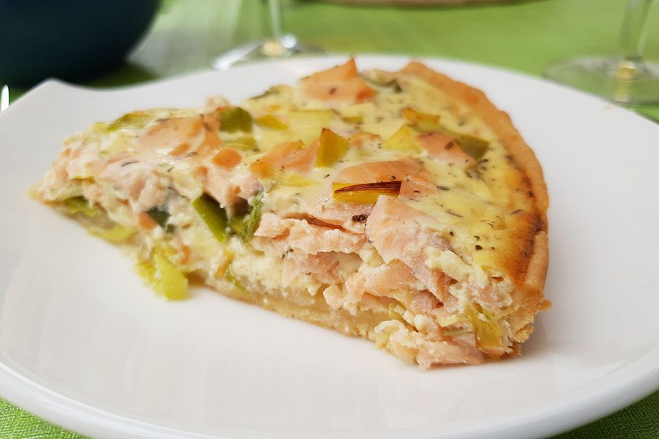 Lachs-Quiche