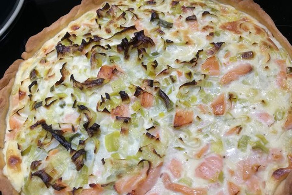 Lachs-Quiche