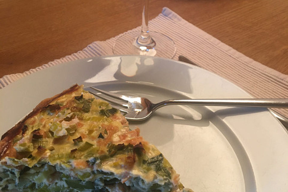 Lachs-Quiche