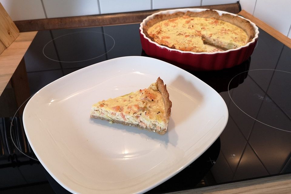 Lachs-Quiche