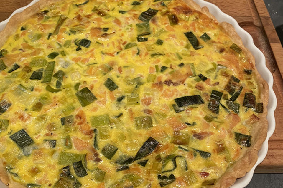 Lachs-Quiche