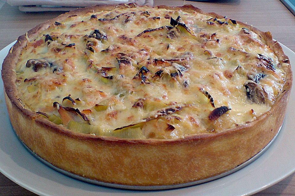 Lachs-Quiche