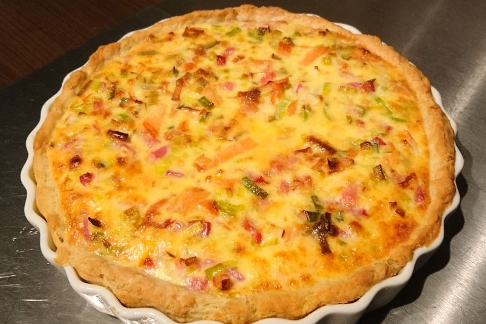 Lachs-Quiche