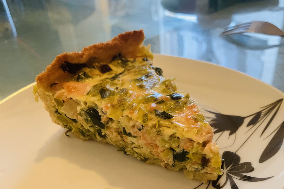 Lachs-Quiche