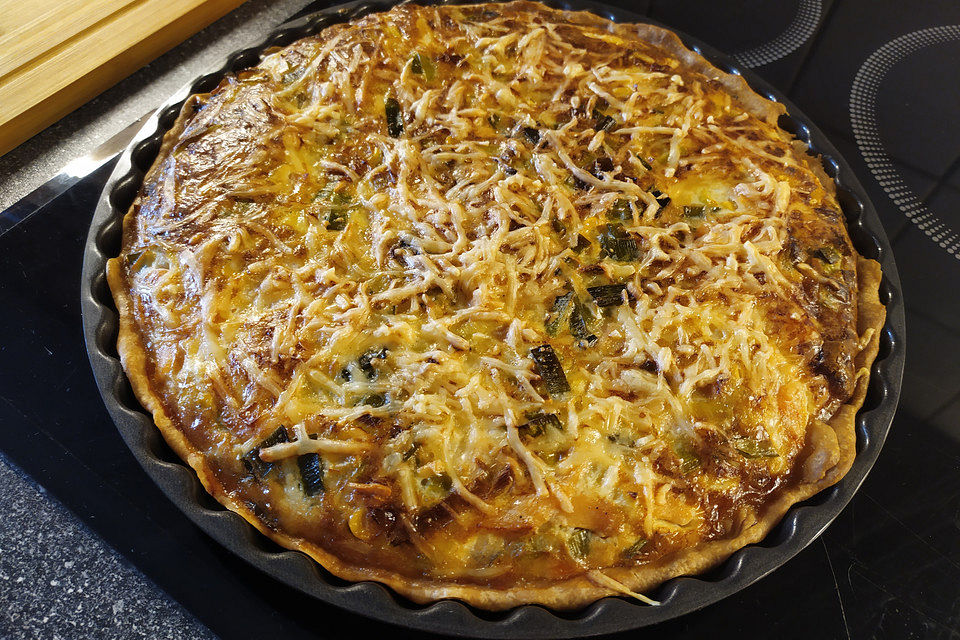 Lachs-Quiche