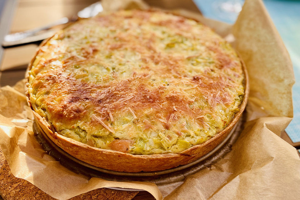 Lachs-Quiche