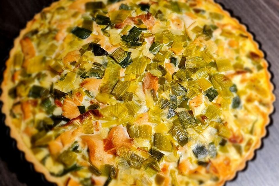 Lachs-Quiche