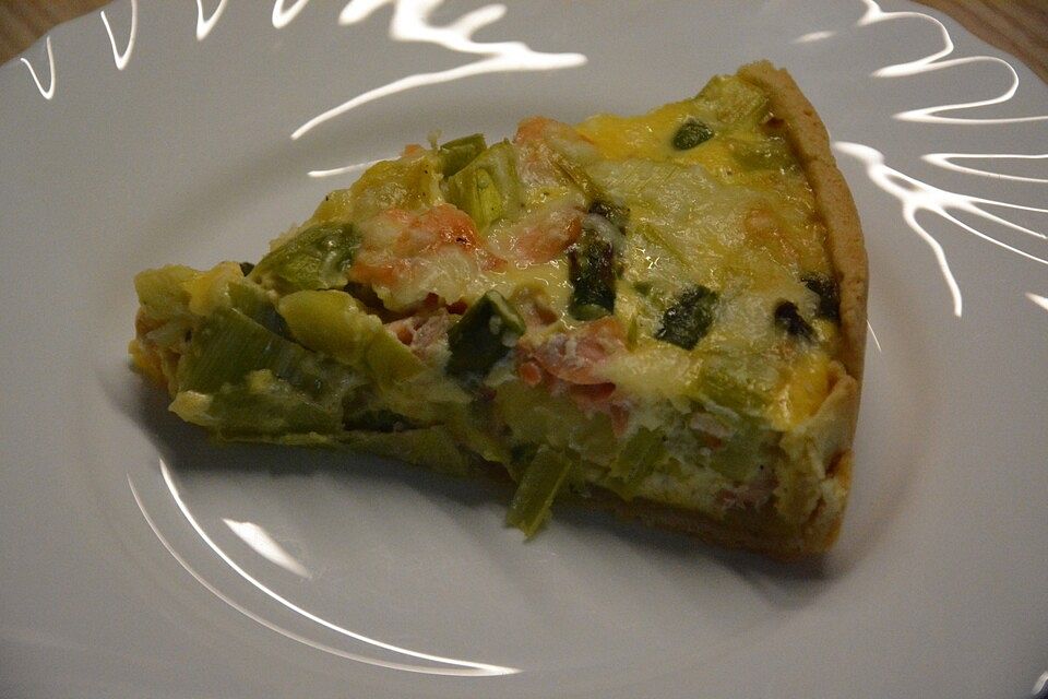 Lachs-Quiche