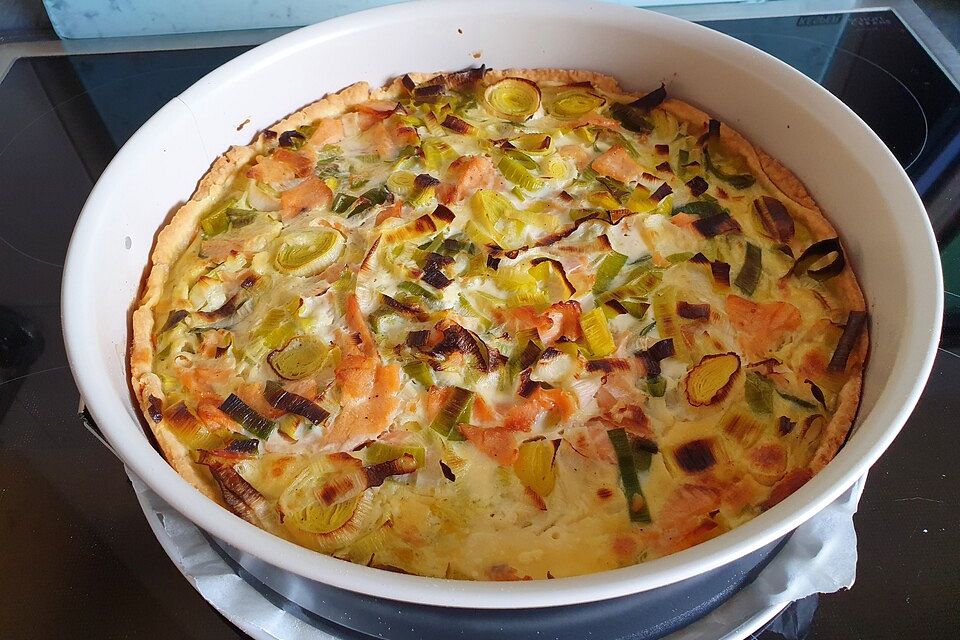 Lachs-Quiche