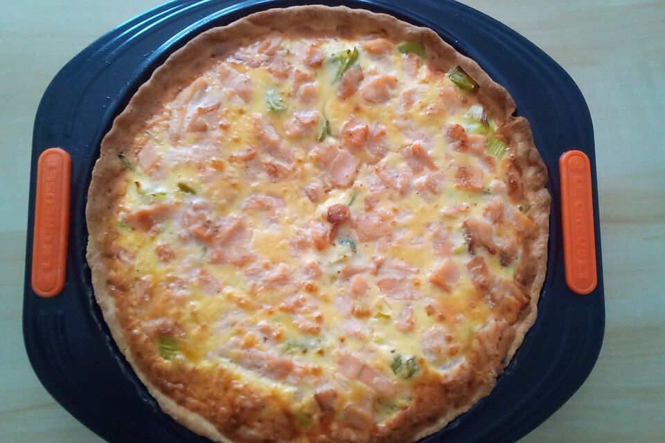 Lachs-Quiche