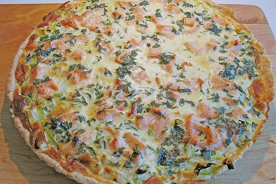 Lachs-Quiche