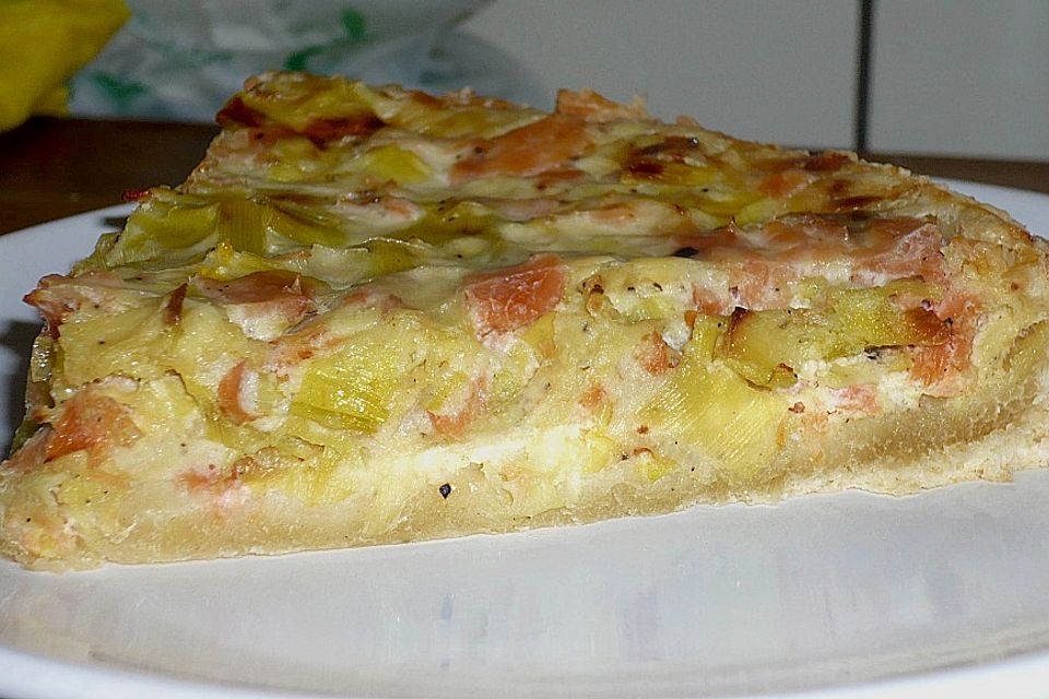 Lachs-Quiche