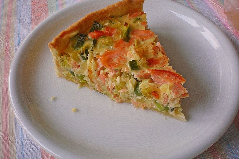 Lachs-Quiche