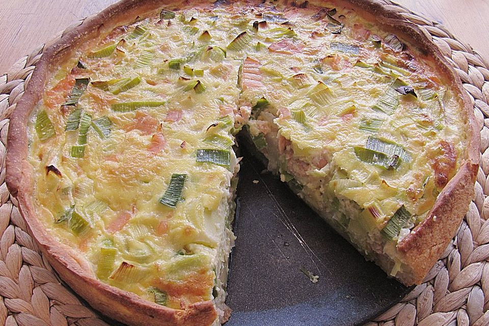 Lachs-Quiche