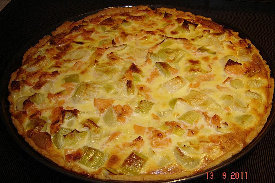 Lachs-Quiche