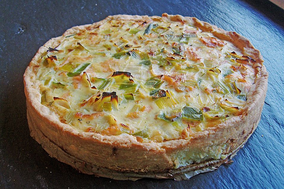 Lachs-Quiche