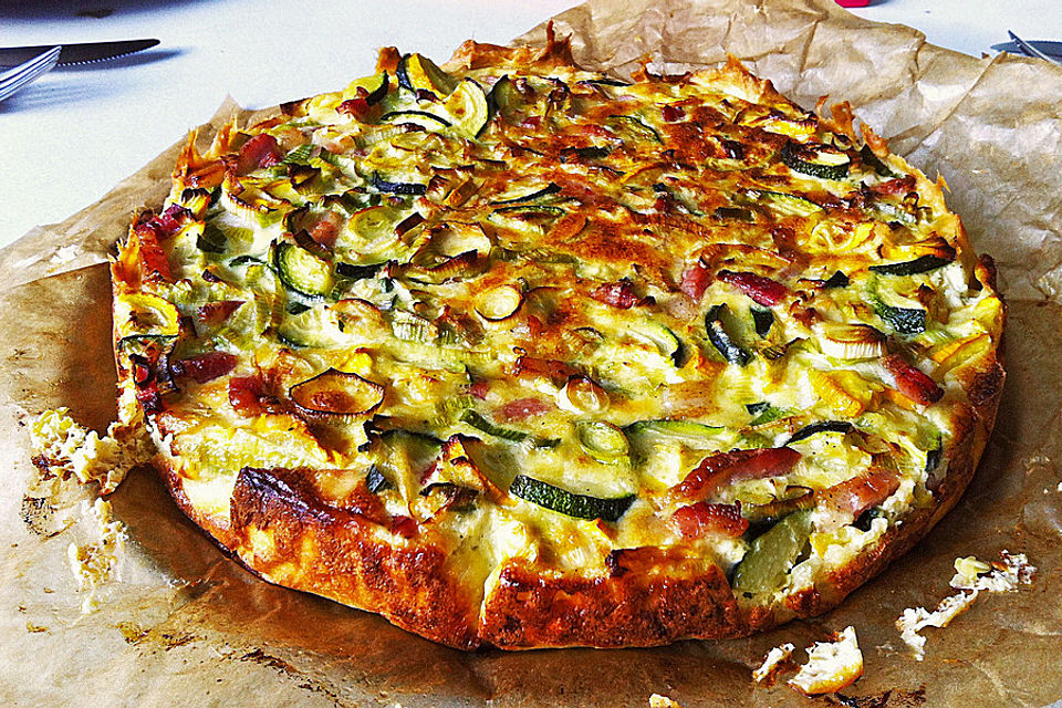 Lachs-Quiche