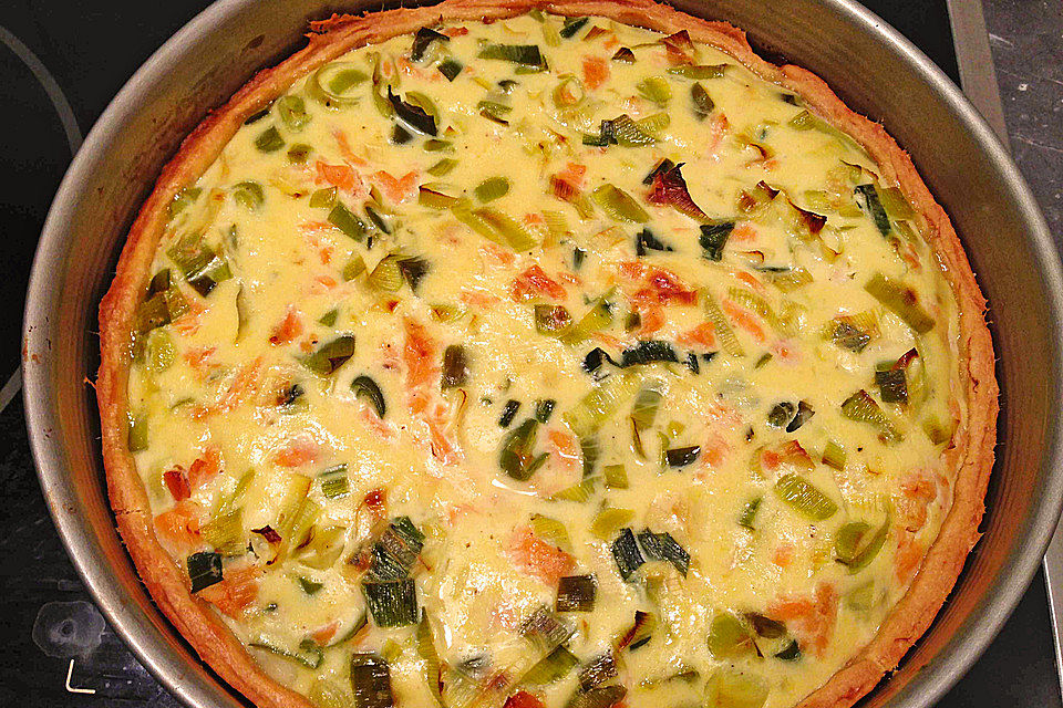 Lachs-Quiche