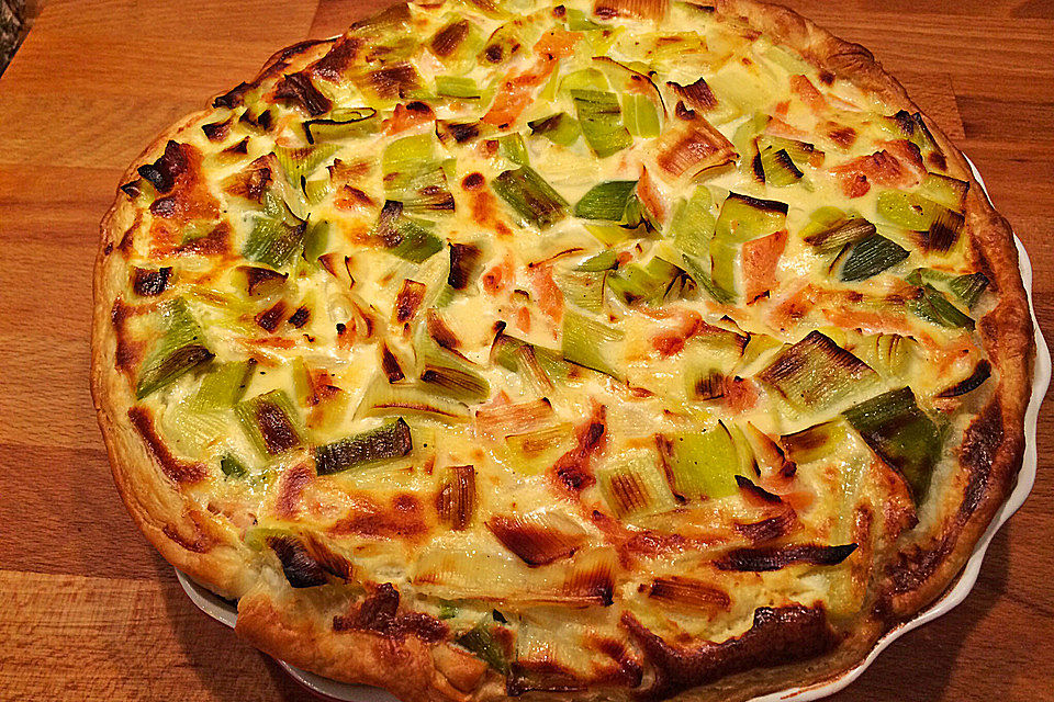 Lachs-Quiche