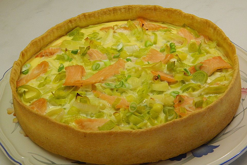 Lachs-Quiche