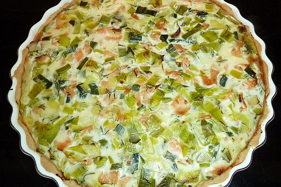 Lachs-Quiche