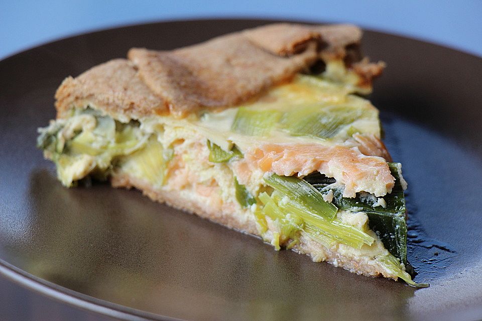 Lachs-Quiche