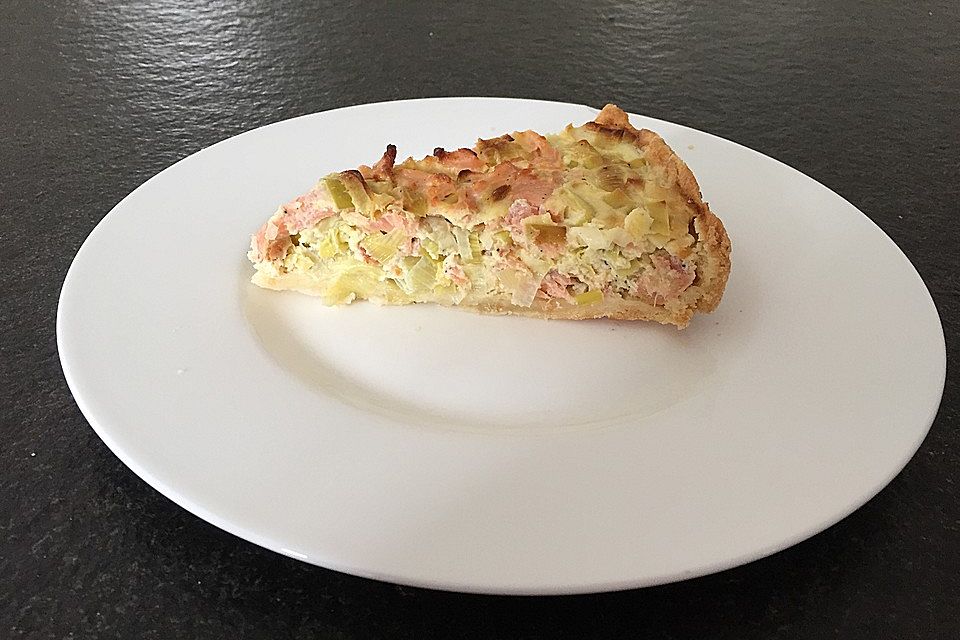 Lachs-Quiche