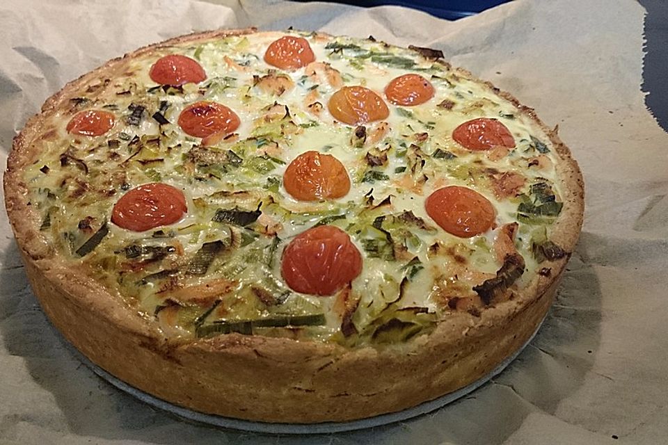 Lachs-Quiche