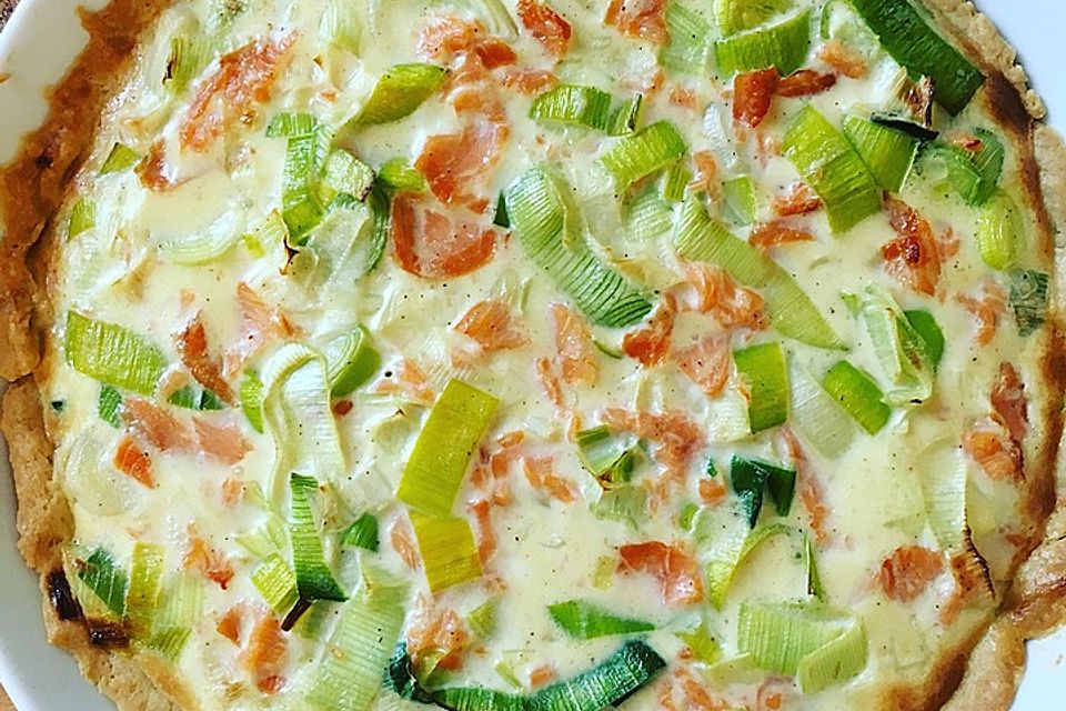 Lachs-Quiche