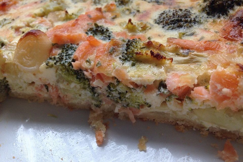 Lachs-Quiche