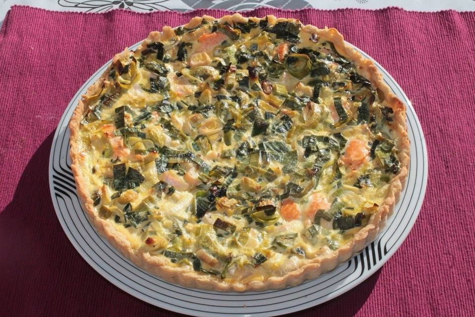 Lachs-Quiche