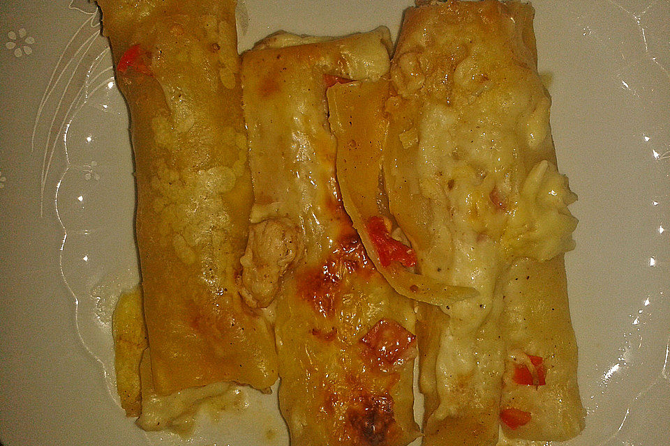 Cannelloni mit Hähnchen