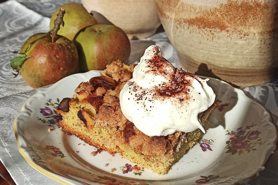 Apfel - Zimt - Streuselkuchen